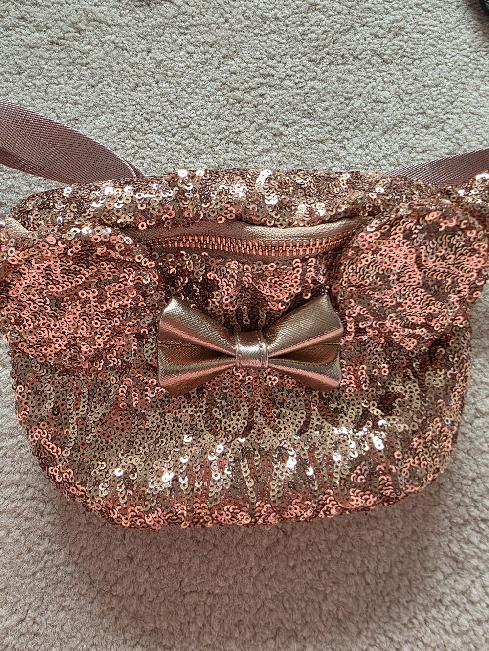 Rose Gold Sequin Fanny Pack Loungefly